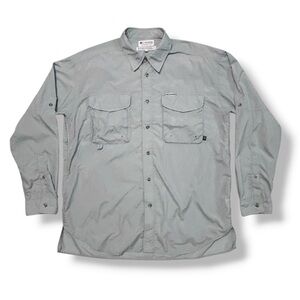 COLUMBIA GRT Button Front Long Sleeve Shirt VINTAGE